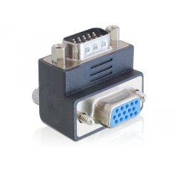 Delock Adapter VGA Stecker zu Buchse 270° gewinkelt
