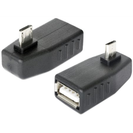 DeLOCK 65474 cable gender changer micro USB-B USB 2.0-A Black