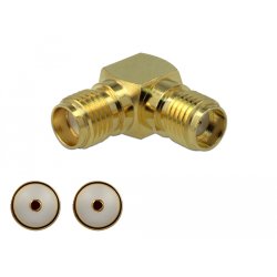 Delock Adapter SMA Buchse zu SMA Buchse 90° 3 GHz