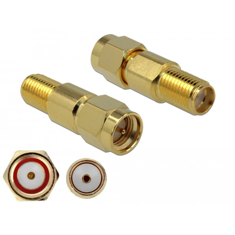 DeLOCK 89990 connecteur coaxial SMA 1 pièce(s) 50 Ohm