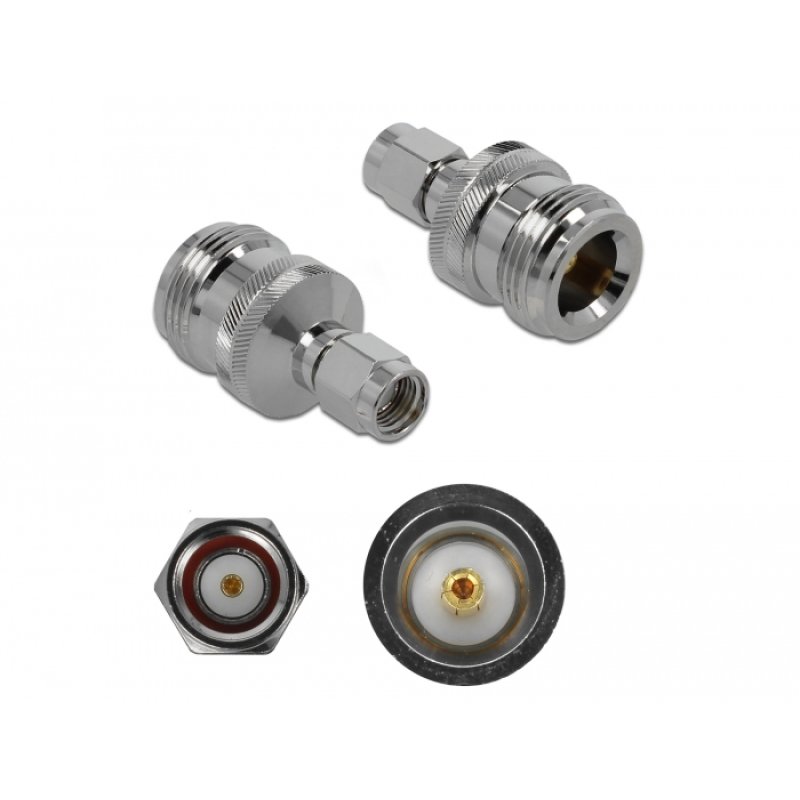 Delock Adapter N Buchse zu RP-SMA Stecker 10 GHz