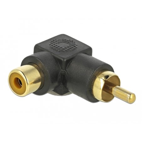 DeLOCK 66168 changeur de genre de câble RCA Noir
