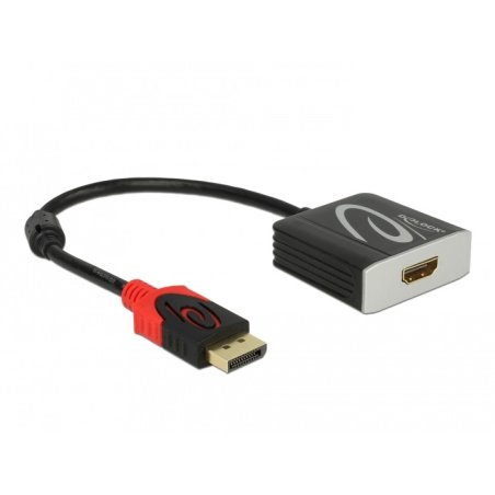 Delock Aktiver DisplayPort 1.4 zu HDMI Adapter 4K 60 Hz (HDR)