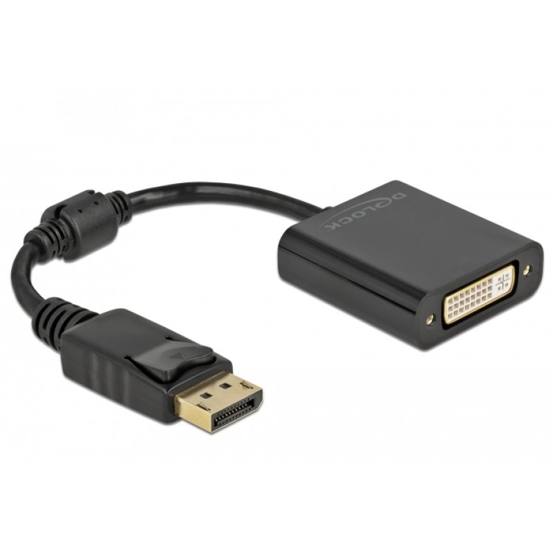 DeLOCK Adapter DisplayPort 1.1 male to DVI female Passive black