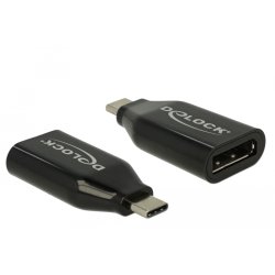 Delock Adapter USB Type-C™ Stecker zu DisplayPort Buchse (DP Alt Mode) 4K 60 Hz