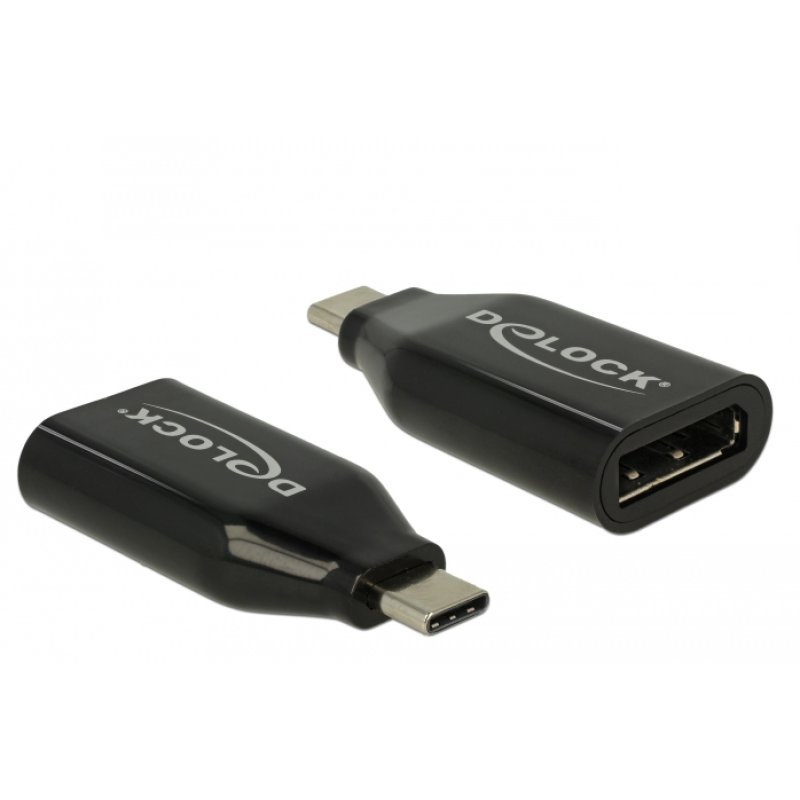 DeLOCK Adaptateur USB Type-C mâle vers DisplayPort femelle (Mode DP Alt) 4K 60 Hz