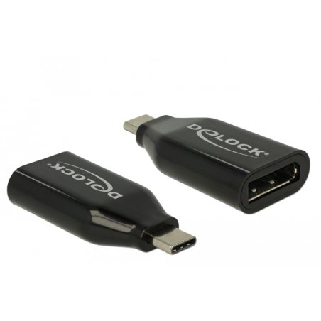 Delock Adapter USB Type-C™ Stecker zu DisplayPort Buchse (DP Alt Mode) 4K 60 Hz