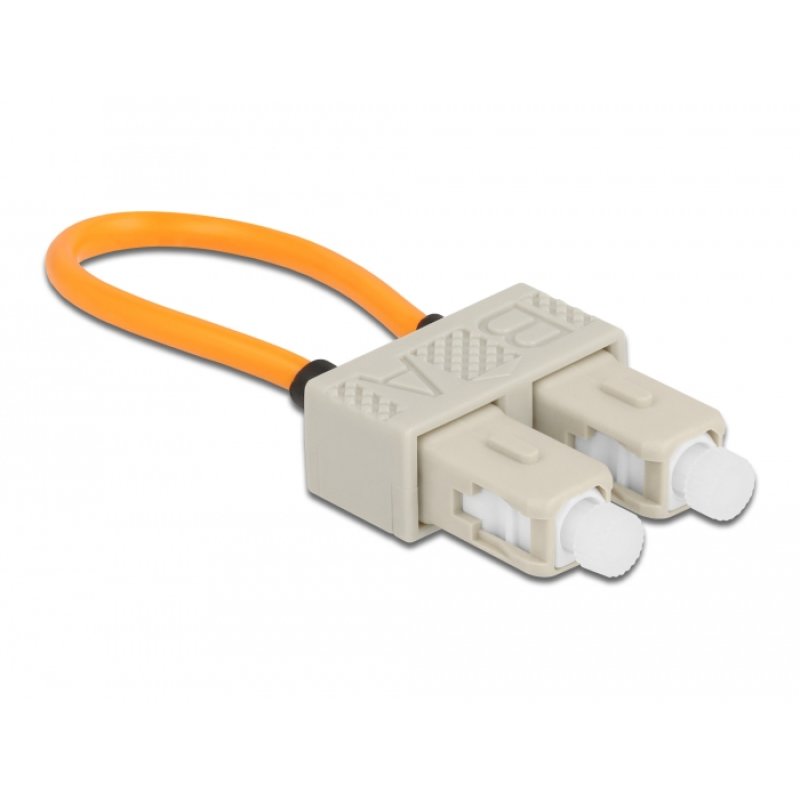 DeLOCK Adaptateur à boucle de fibre optique SC / OM1, multimode, beige