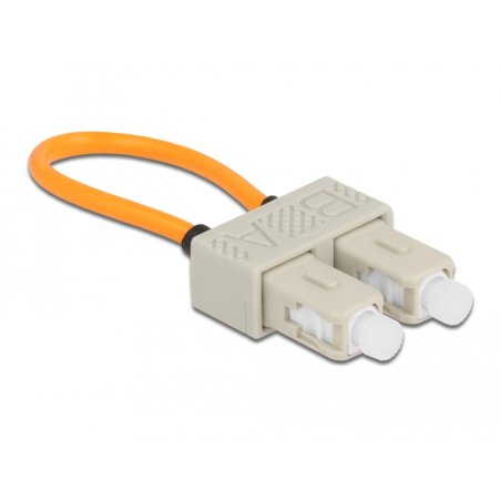 DeLOCK Adaptateur à boucle de fibre optique SC / OM1, multimode, beige
