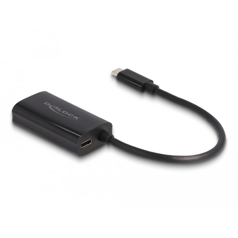 DeLOCK Adaptateur USB Type-C à LAN Gigabit avec Power Delivery 100 watt