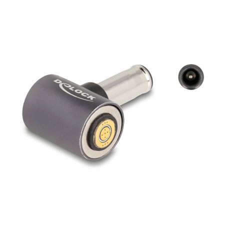 Delock Adapter für Notebook Ladekabel 5,5 x 2,1 mm Stecker zu magnetischem 8 Pin Konnektor