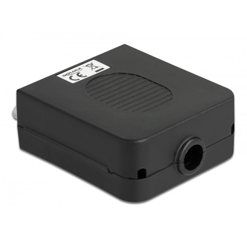 DeLOCK 66266 connecteur de fils parallèle DB25, bornier 26 broches Noir