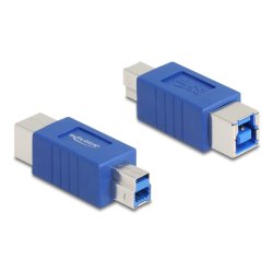 DeLOCK 67229 cable gender changer USB Type-B Blue