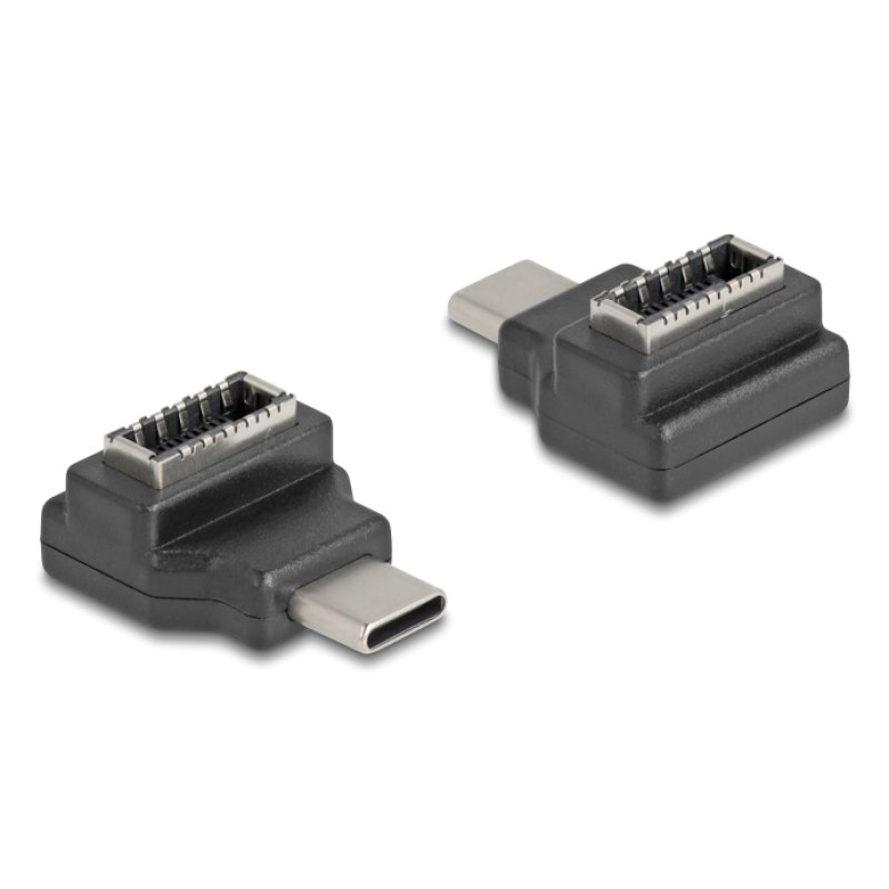 DeLOCK 67235 changeur de genre de câble USB Type-C USB Type-E Noir