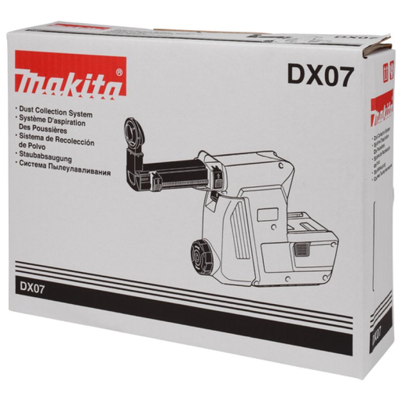 Makita DX07 Système d'extraction de la poussière