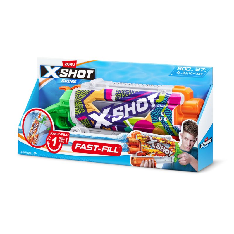 XSHOT - Fast-Fill Skins Pump Action Water Blaster (11855)
