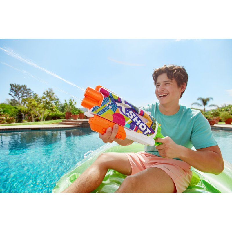 XSHOT Pistolet à eau Water Fast-Fill Skins Pump Action