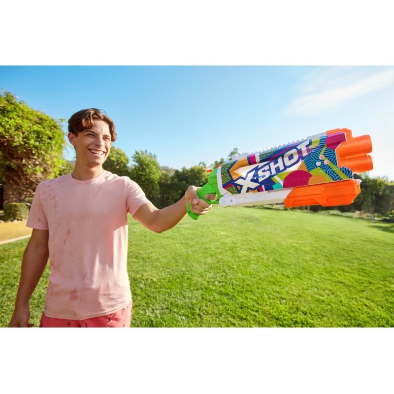 XSHOT Pistolet à eau Water Fast-Fill Skins Pump Action