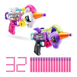 X-Shot - Blastercorn Unicorn Blaster 2pk (32darts) (36855)