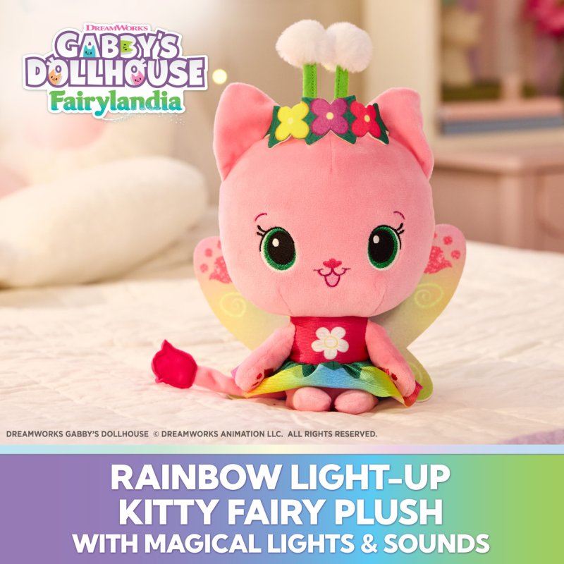 Gabby's Dollhouse - Light Up Kitty Fairy Plush 30 cm (6075633)