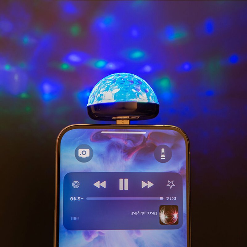 Kikkerland - Type C Phone Disco Light (US248)