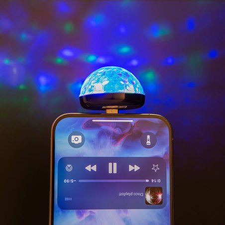 Kikkerland - Type C Phone Disco Light (US248)