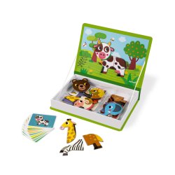 Janod - Magneti'Book - Animals - 30 magnets (LKJ2723)