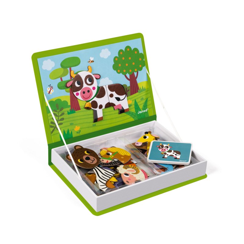 Janod - Magneti'Book - Animals - 30 magnets (LKJ2723)