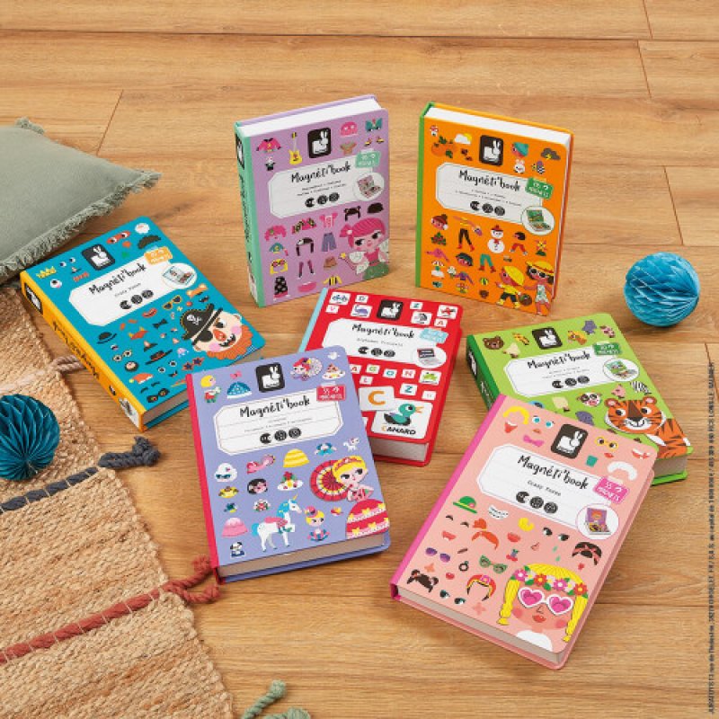 Janod - Magneti'Book - Animals - 30 magnets (LKJ2723)