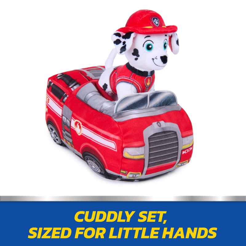Paw Patrol - 2-in-1 Vehicle Plush w/Marshall 15 cm (6075429)