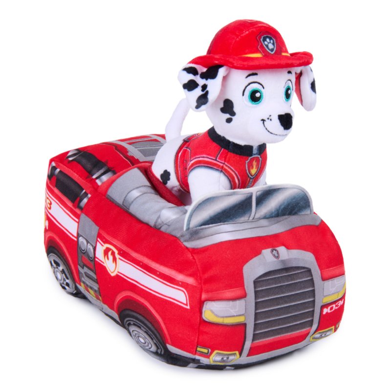 Paw Patrol - 2-in-1 Vehicle Plush w/Marshall 15 cm (6075429)