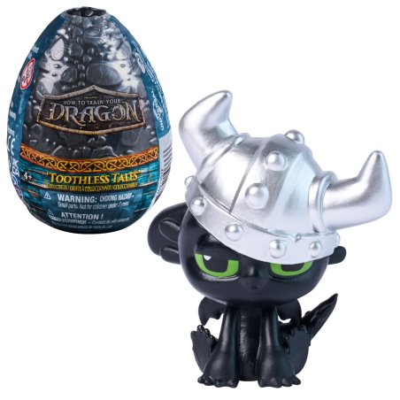 DreamWorks Dragons , Toothless Tales Collectibles, 1 Collectible Dragon Figure with Dragon Egg for Ages 4 and up