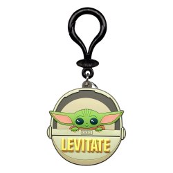 Star Wars Soft Touch PVC Bag Clip Baby Yoda Levitate