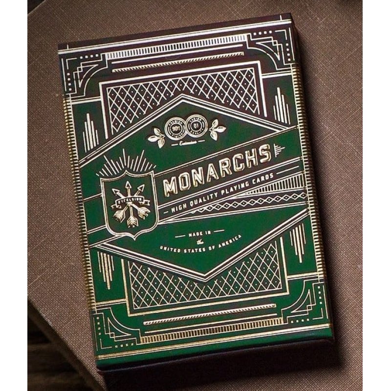 Theory 11 Playing Cards Monarch Green