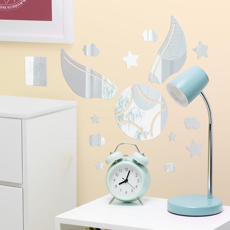 Harry Potter Mirror Wall Decals Golden Snitch (50 pcs) / Harry Potter zestaw naklejek ściennych Złoty Znicz (50 szt)
