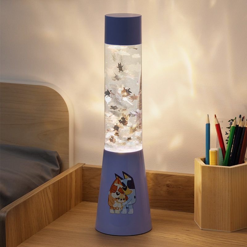 Bluey Flow Lamp (high: 33 cm) / Bluey lampka ledowo-żelowa (wysokość: 33 cm)
