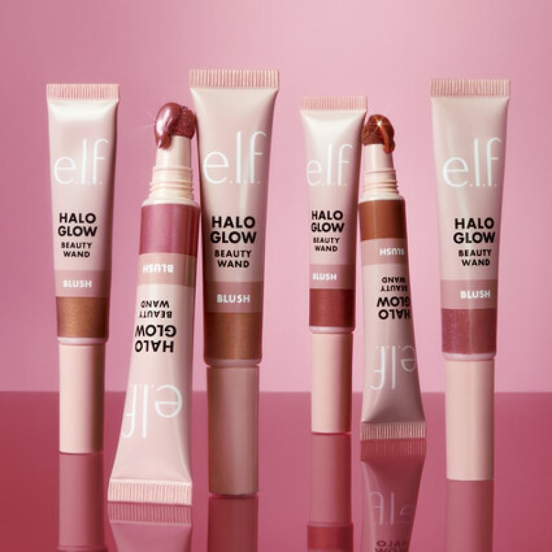 E.L.F. Halo Glow Blush Beauty Wand Liquid Blush for Radiant Flushed Look