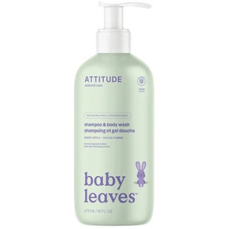 Attitude Baby Leaves Shampoo Apple Children's Body Soap And Shampoo