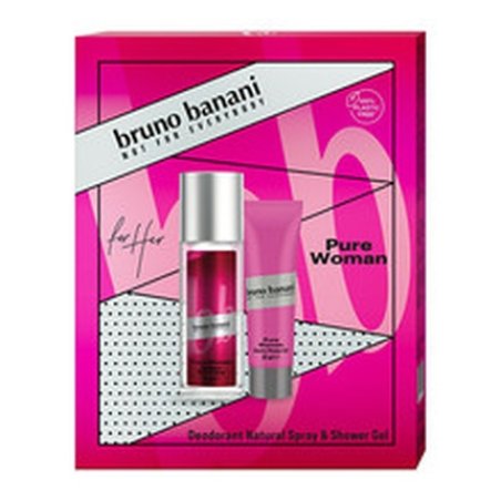 Bruno Banani Pure Woman Gift Set Deodorant 75 Ml And Shower Gel 50 Ml