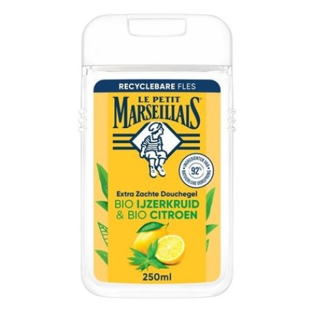 Le Petit Marseillais Shower Gel Iron Herb & Lemon Organic