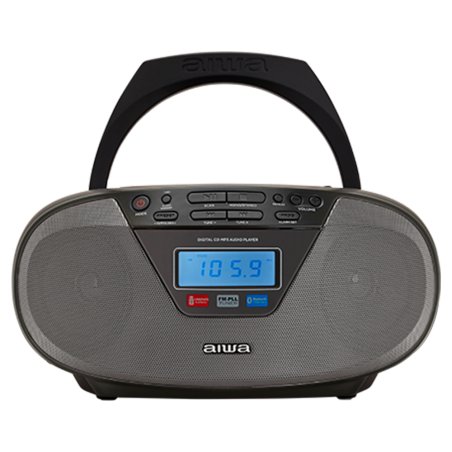 Aiwa BBTU-400BK portable stereo system Analog & digital 6 W FM Black MP3 playback