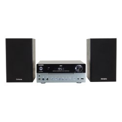Aiwa MSBTU-700DAB ensemble audio pour la maison Système micro audio domestique 25 W Bleu arctique, Noir