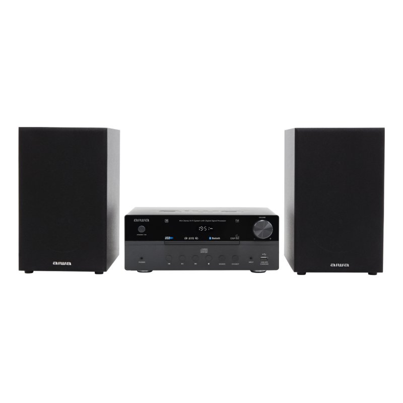 Aiwa MSBTU-550 ensemble audio pour la maison Système micro audio domestique 50 W Noir