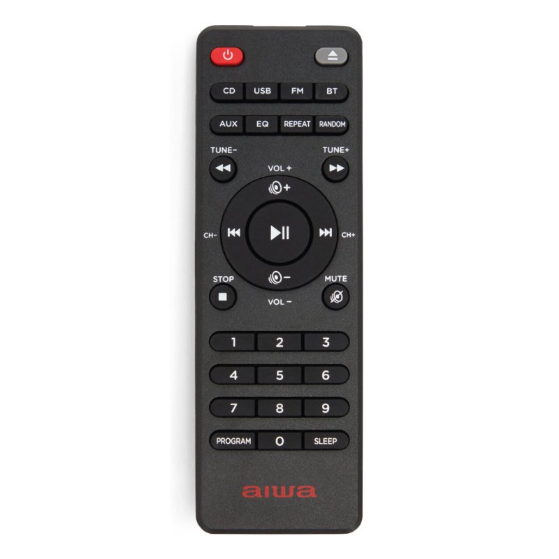 Aiwa MSBTU-550 ensemble audio pour la maison Système micro audio domestique 50 W Noir