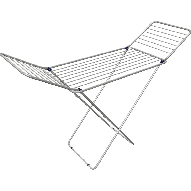 Gimi Alucom Clothes horse wing Silver