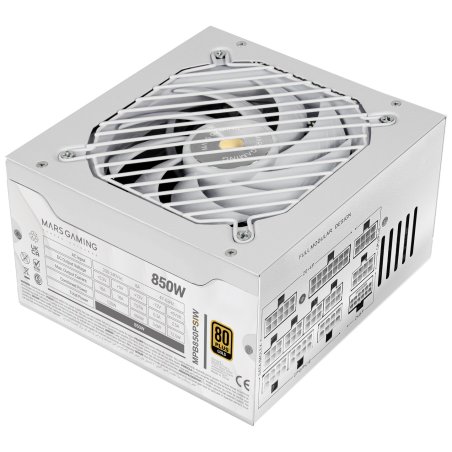 Mars Gaming MPB850PSIW unité d'alimentation d'énergie 850 W 24-pin ATX ATX Blanc