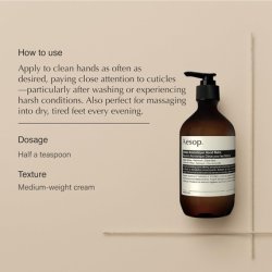 Aesop Eleos Aromatique Hand Balm Hydrating Balm for Dry Hands