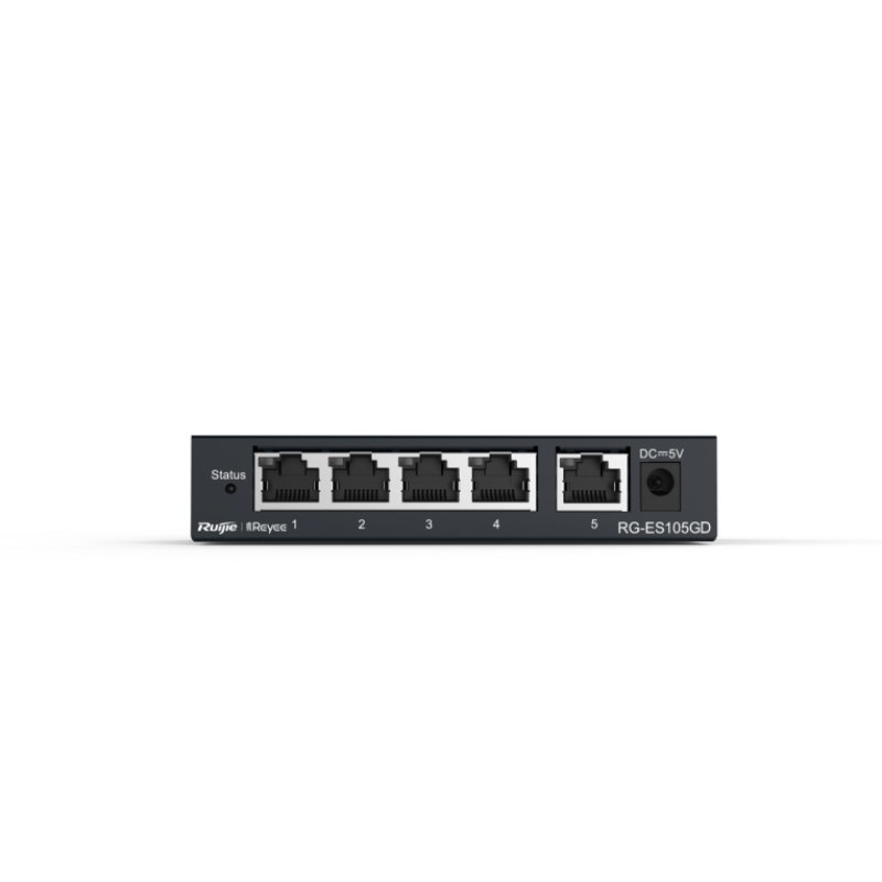 RUIJIE REYEE RG-ES105GD 5-PORT GIGABIT DESKTOP SWITCH METAL CASE