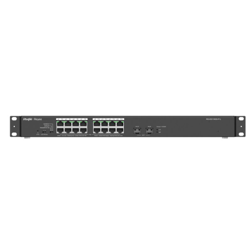 SWITCH RUIJIE REYEE RG-ES118GS-P-L 16P DOWLINK 2UPLINK SFP