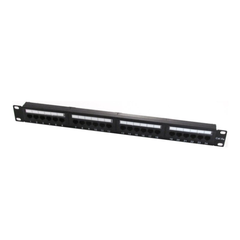 PATCH PANEL WP CAT6 UTP 24 NEGRO